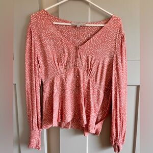 Pink blouse from the Loft, size 2